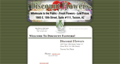 Desktop Screenshot of discountflowerstucson.com